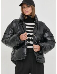 Pinko rövid kabát női, fekete, téli, oversize