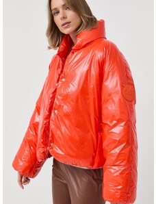 Pinko rövid kabát női, narancssárga, téli, oversize