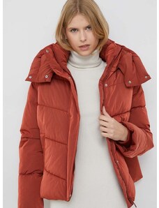 Calvin Klein rövid kabát női, narancssárga, téli, oversize