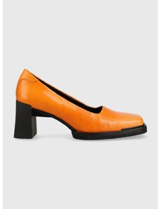 Vagabond Shoemakers bőr flip-flop Edwina narancssárga, magassarkú