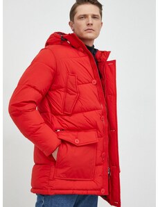 Tommy Hilfiger rövid kabát piros, férfi, téli