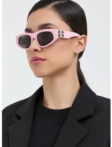Balenciaga napszemüveg BB0095S rózsaszín, női