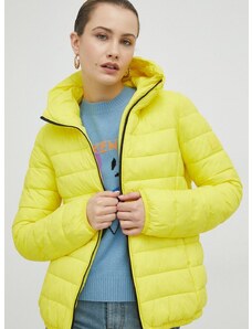 BOSS rövid kabát női, sárga, átmeneti