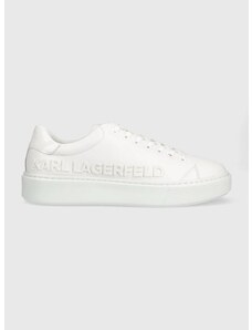 Karl Lagerfeld bőr sportcipő MAXI KUP fehér, KL52225