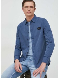 Calvin Klein Jeans pamut ing férfi, galléros, regular