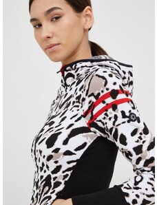 Newland sportos pulóver Jade fekete, női, mintás, kapucnis