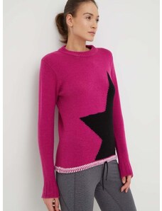 Newland gyapjú pulóver női, rózsaszín