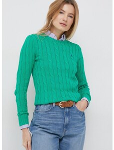 Polo Ralph Lauren pamut pulóver zöld