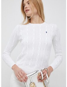 Polo Ralph Lauren pamut pulóver fehér
