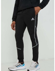 Adidas melegítőnadrág fekete, férfi, nyomott mintás