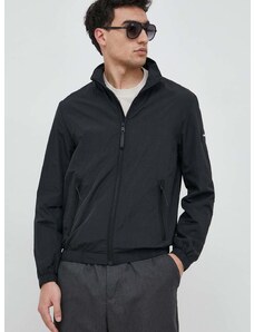 Calvin Klein rövid kabát férfi, fekete, átmeneti, oversize