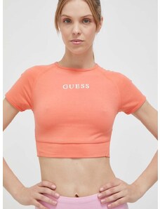 Guess t-shirt ALINE női, narancssárga, V3RP16 KABR0