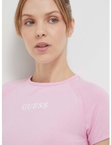 Guess t-shirt ALINE női, rózsaszín, V3RP16 KABR0