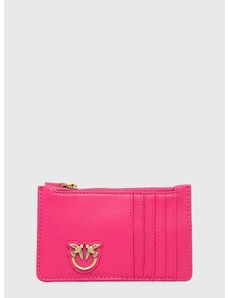 Pinko bőr pénztárca lila, női, 100251.A0GK