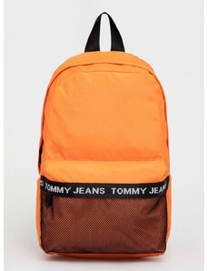 Tommy Jeans hátizsák narancssárga, férfi, nagy, nyomott mintás