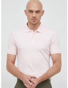 Calvin Klein pamut póló rózsaszín, sima
