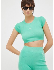Calvin Klein Jeans top női, zöld