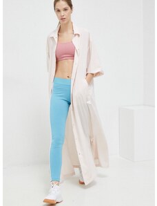 adidas kabát rózsaszín, maxi, oversize