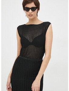 Calvin Klein top női, fekete
