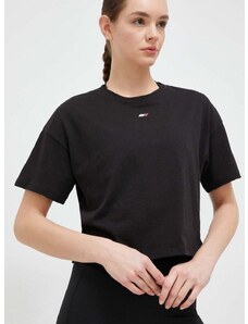 Tommy Hilfiger t-shirt női, fekete