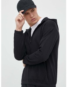 Calvin Klein Performance edzős pulóver Essentials fekete, melange, kapucnis