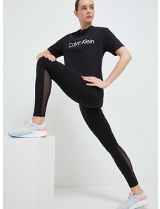 Calvin Klein Performance sportos póló Effect fekete