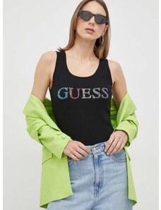 Guess pamut top fekete