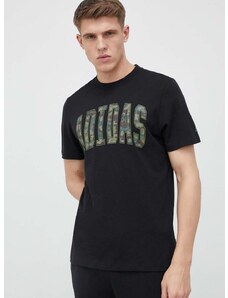 adidas t-shirt fekete, férfi, nyomott mintás