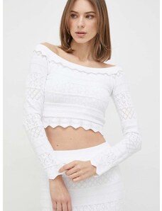 Guess pulóver könnyű, női, fehér