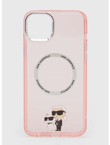 Karl Lagerfeld telefon tok iPhone 14 Plus 6,7'' rózsaszín