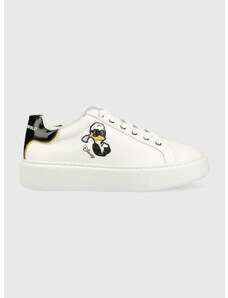 Karl Lagerfeld bőr sportcipő x Disney fehér, KL96223D