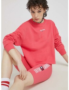 Tommy Jeans felső rózsaszín, női, nyomott mintás