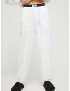 Calvin Klein Underwear pamut nadrág otthoni viseletre fehér, melange