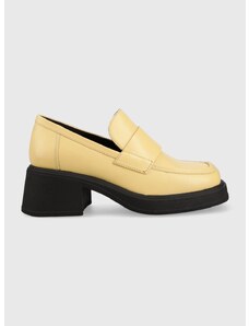 Vagabond Shoemakers bőr flip-flop DORAH sárga, női, magassarkú, 5542.001.15