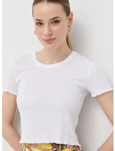 Guess t-shirt SMOKED női, fehér, W3GP34 KBQI0