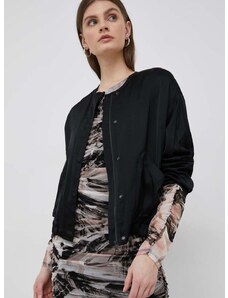 Calvin Klein bomber dzseki női, fekete, átmeneti