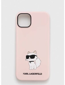 Karl Lagerfeld telefon tok iPhone 14 Plus 6,7" rózsaszín