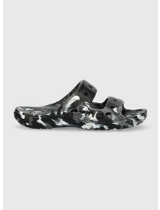 Crocs papucs BAYA MARBLED SANDAL fekete, női, 208332