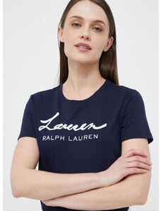Lauren Ralph Lauren t-shirt női, sötétkék