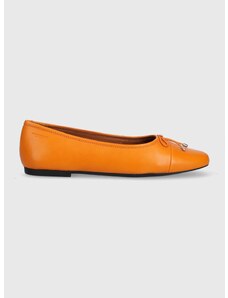 Vagabond Shoemakers bőr balerina cipő JOLIN narancssárga, 5508.101.44