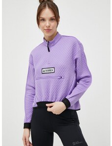 adidas TERREX sportos pulóver lila, sima