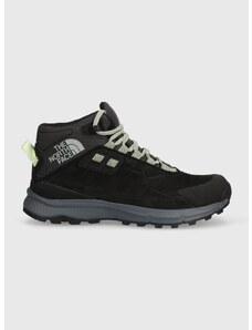 The North Face cipő Cragstone Leather Mid WP fekete, női