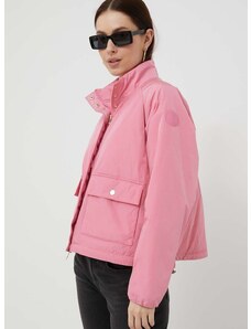 Joop! rövid kabát női, rózsaszín, átmeneti, oversize