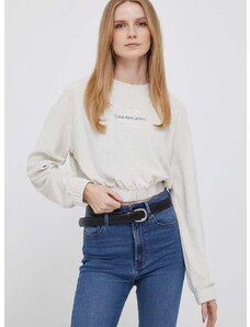 Calvin Klein Jeans felső bézs, női, sima