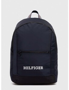 Tommy Hilfiger hátizsák sötétkék, férfi, nagy, nyomott mintás