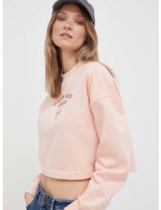 Calvin Klein Jeans felső rózsaszín, női, nyomott mintás