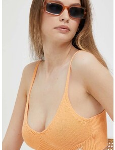 Calvin Klein Jeans top női, narancssárga