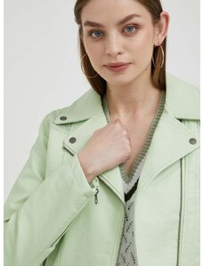 Pepe Jeans rövid kabát női, zöld, átmeneti