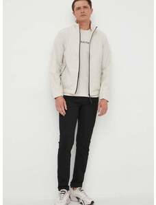 Calvin Klein rövid kabát férfi, bézs, átmeneti