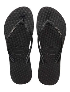 Havaianas flip-flop SLIM SPARKLE II fekete, női, lapos talpú, 4146093.0090